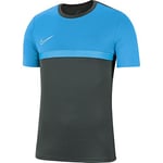 Nike Academy Pro Top SS T-Shirt Homme, anthracite/photo blue/photo blue/White, FR : S (Taille Fabricant : S)