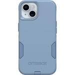 OtterBox Coque pour iPhone 15, iPhone 14 et iPhone 13 – Denim croustillant (Bleu), Fine et résistante, adaptée aux Poches, avec Protection des Ports