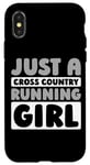 Coque pour iPhone X/XS Course À Pied Coureur Coureuse - Cross Country Marathon