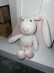 Tommee Tippee White & Pink Betty Bunny Rabbit Soft Toy Comforter BNWOT NEW❤️