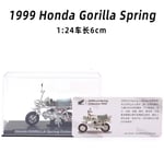 1969-2016 Honda Classic Motorcycle Series 1:24 metalliseosmalli Toimiva Shork-absorber Akryyli näyttölaatikko Keräilymalli