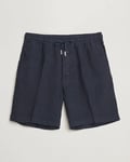 Altea Linen Drawstring Shorts Navy