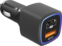 Chargeur Cc11 Allume-Cigare 36 W Type-C Usb Qc 3.0 Charge Rapide Chargeur Double Pd Universel Voiture Camion Pour Téléphone Portable Tablet Xiaomi, Oppo, Vivo, Realme, Samsung, Huawei[Q1725]