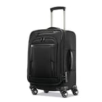 Samsonite Pro Travel Soft Side Valise Extensible avec roulettes pivotantes, Noir, Checked-Medium 25-inch, Pro Travel Soft Side Valise Extensible avec roulettes pivotantes