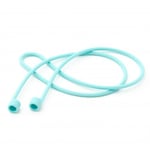 System-S 5x Silicone Holder for AirPods Headphones in Turquoise