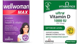 Wellwoman Max Support Pack with Vitamin D 1000IU