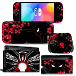 Kit De Autocollants Skin Decal Pour Changer L'animation De La Console De Jeu Oled, T1tn-Nsoled-1376