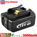 Replace 5.0 Ah 18V Li-ion LXT Battery For Makita BL1860 BL1850 BL1840 BL1830B UK