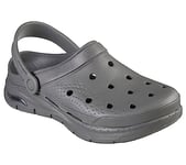 Skechers Foamies Arch Fit - Valiant Clog Charcoal 13 D (M)