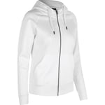 CORE FULL ZIP HOODIE DAME HVID