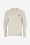 Lyle & Scott - Tröja Cotton Crew Neck Jumper - Beige