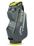 Callaway Chev 14 Dry Cartbag 2023 - Charcoal/Flo Yellow