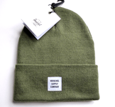 HERSCHEL SUPPLY CO. Army Green Deep Cuff BEANIE HAT UNISEX Womens Mens