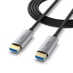 ATZEBE 20M HDMI Cable, Fibre Optic HDMI Cable High Speed 18Gbps HDMI 2.0 Support 4K@60Hz HDR10, 4:4:4, 3D, ARC, HEC, CEC, HDCP 2.2