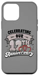 iPhone 12 mini 12th Wedding Anniversary Celebrating 12 Years Matching Gift Case