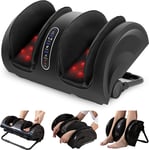 Snailax Foot Calf Massager with Heat, Leg Massager for Pain and Circulation, Shi
