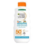 GARNIER AMBRE SOLAIRE KIDS SENSITIVE ADVANCED 50+ PROTECTION LOTION 200ML