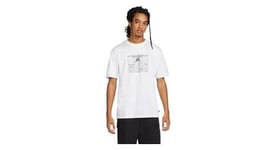 T shirt manches courtes nike sb skate blanc