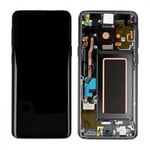 Samsung Galaxy S9 (SM-G960F) Skärm med LCD Display Original - Titanium Grå