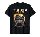 Solar Eclipse 2024 Cat Wearing Solar Eclipse Glasses T-Shirt