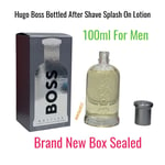 Hugo Boss Bottled After Shave Splash On Lotion 100ml For Men New Sealed Box