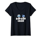 Womens Mr. Men Little Miss Whoops Mr Bump Boo Boo Crew Halloween V-Neck T-Shirt