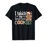 I Teach The Smartest Cookies Christmas Gingerbread Kids Boys T-Shirt