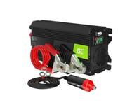 Green Cell Power Inverter PRO 24V til 230V 500W/1000W Modifisert sinusbølge