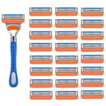 4-24 st för Gillette Fusion 5 manuella rakbladsbyte RefillsAASSZZSS 8pcs