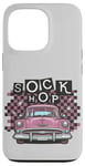 Coque pour iPhone 13 Pro Chaussette de voiture vintage Hop