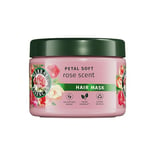 Herbal Essences Douceur Masque Parfum Rose 500ml Aide à Rendre les Cheveux Soyeux et Hydratés. Mélange d'Ingrédients d'Origine Naturelle* et d'Essence de Rose, Végan et non Testé sur les Animaux