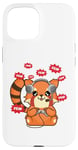 Coque pour iPhone 15 Red Panda Gamer Jeux vidéo PC Zoo Animal Zookeeper