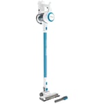 Candy - Viva CVIVA02E - Aspirateur Balai sans fil multifonction - 22 v - Autonomie 30 min - Bleu / Blanc