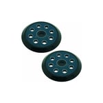 Aamunpa 2 Lot de 2 patins abrasifs pour ponceuse orbitale 8 trous 125 mm Compatible avec Makita M9204 BO5030 BO5031 DBO180Z BO8041 DBO180RMJ BO5041