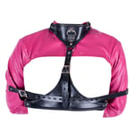 Women's Rose bondage PU Leather Straitjacket Straight Jacket do customer size