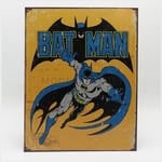 EDICOLA D1357 Accessoires - Métal Plate - Batman Retro - Jaune Bleu Noir - 1/1