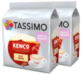 TASSIMO Kenco Flat White (Latte) Coffee T Discs Pods 4/8/16/24/40/80 Drinks