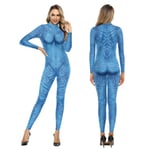 Film Avatar Alien Et Jumpsuit Catsuit Sexig Dam Herr Bodysuit girls XL