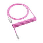 Cablemod Classic Coiled Cable - Strawberry Cream 1.5m Usb A Usb C Rosa