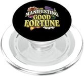 Manifesting Good Fortune Floral Inspiration PopSockets PopGrip for MagSafe