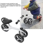 (White)Baby Balance Bicycle No Pedal Toddler Bike Walker With 3 Wheels SG