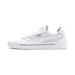 Puma Homme Cali-0 Baskets, Blanc White-Amazon Green White 02, 37.5 EU