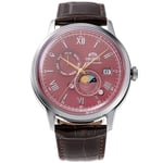 Orient Bambino Sun & Moon RA-AK0807R - Herre - 41 mm - Analog - Automatisk - Safirglass