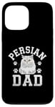 Coque pour iPhone 13 Pro Max Persian Dad Persian Long Hair