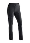 maier sports Women's Latit Slim Vario W Hiking Trousers, Schwarz, 38