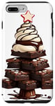 Coque pour iPhone 7 Plus/8 Plus Arbre de Noël Hot Fudge Brownie Sundae