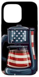 iPhone 14 Pro Max Funny coffee maker in American style Case