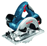 Bosch Professional GKS 18 V-LI Cordless Circular Saw with 2 x 18 V 5.0 Ah Lithium-Ion Batteries, L-Boxx, 060166H076