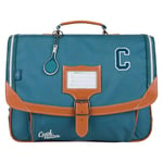 Tann's x Cyrillus - Cartable 38cm "Côme" bleu - 11798