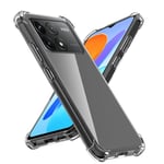 LYZXMY Coque pour Xiaomi Poco F6 Pro (6.67") Transparent Housse Étui Souple Silicone TPU Case Cover